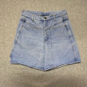 Goodfellows Juniors Size 5/6 High Waist Jean Shorts Blue Light Wash Denim